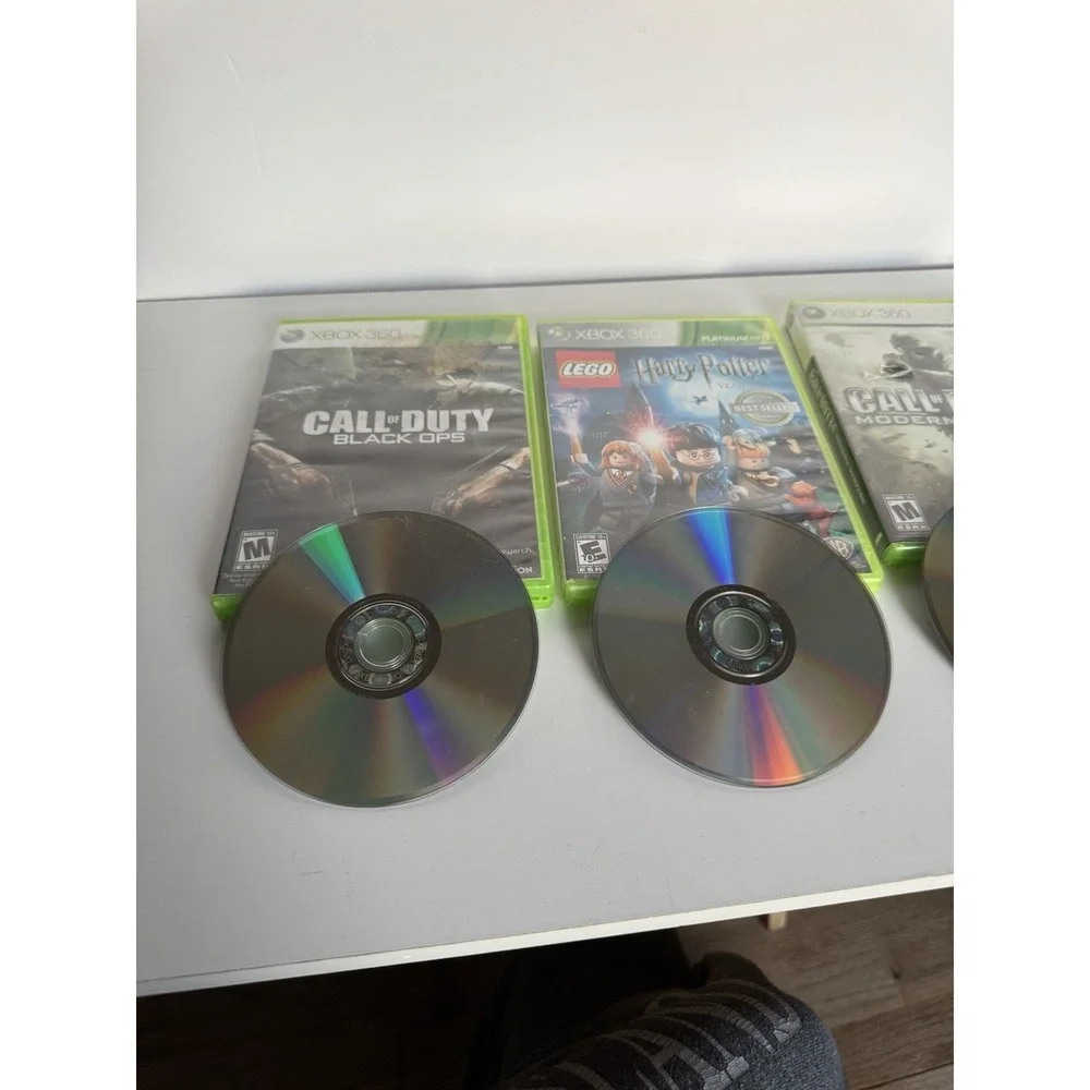 Xbox 360 Game Bundle Call of Duty Black Ops MW4 + LEGO Harry Potter Tested